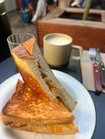 Ramen Egg Sandwich Hot Mont Blanc